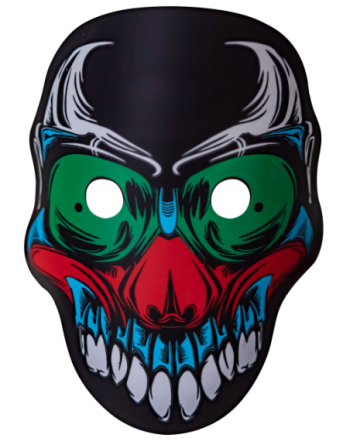 Led rave mask skull