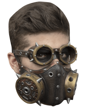 Steampunk muzzle and glasses