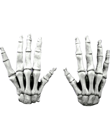 Large Skeleton Hands White
