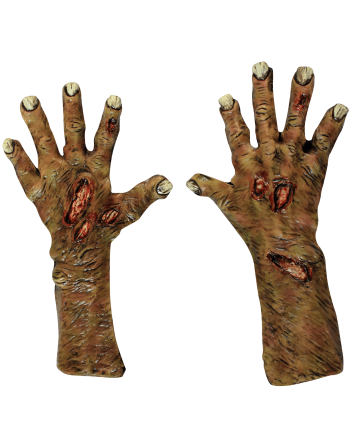 Zombie Undead Large Gloves