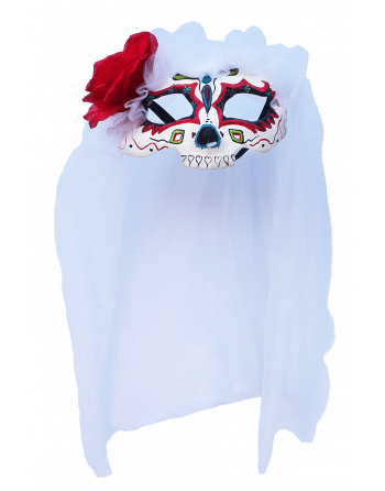 Catrina with veil colored 7