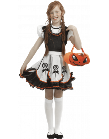 Kids cute pumpkin girl