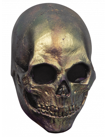 Skull metalic gold