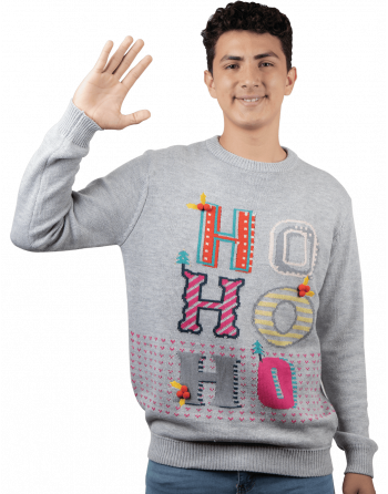 Uggly sweater HO HO HO hombre