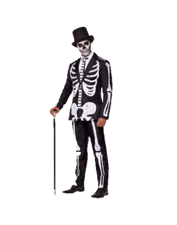 Handsome skeleton suit