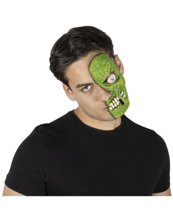 Half mask green zombie