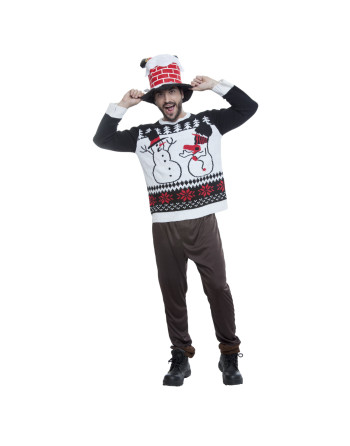 Ugly Sweater Negro Muñeco...