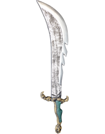 Serrated sword